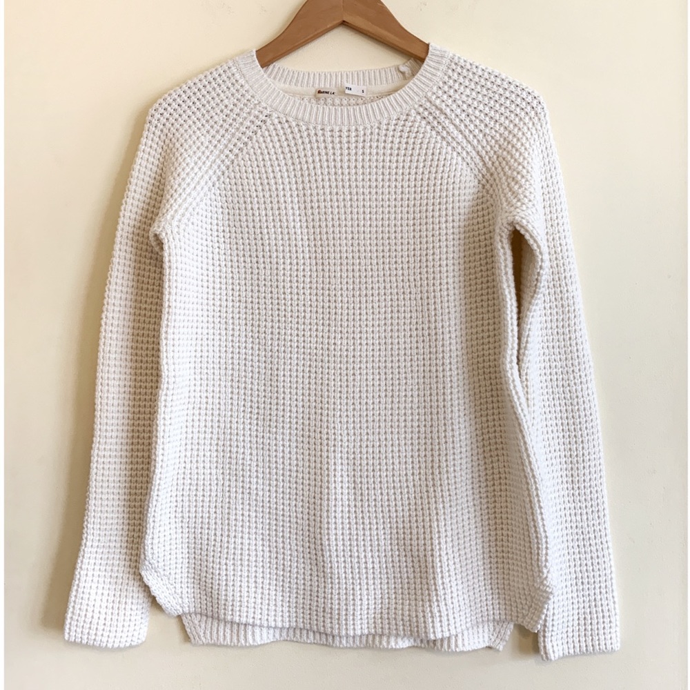 NEW Marine Layer Delaney Pullover Sweater White - Picture 2 of 8